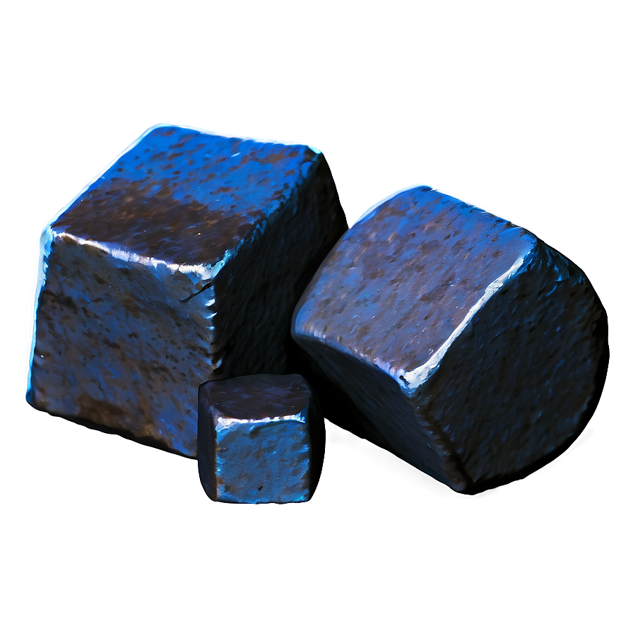 Solid Iron Ore Cubes Png 23