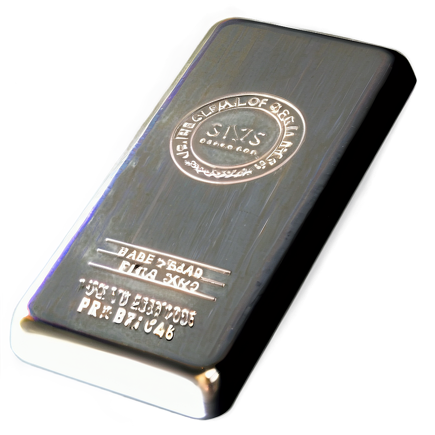 Solid Silver Bar Png Cmh