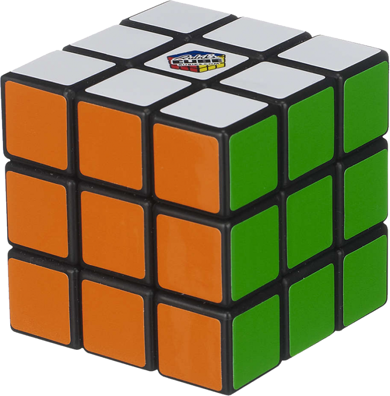 Solved Rubiks Cube Display