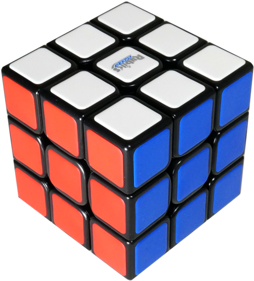 Solved Rubiks Cubeon Display