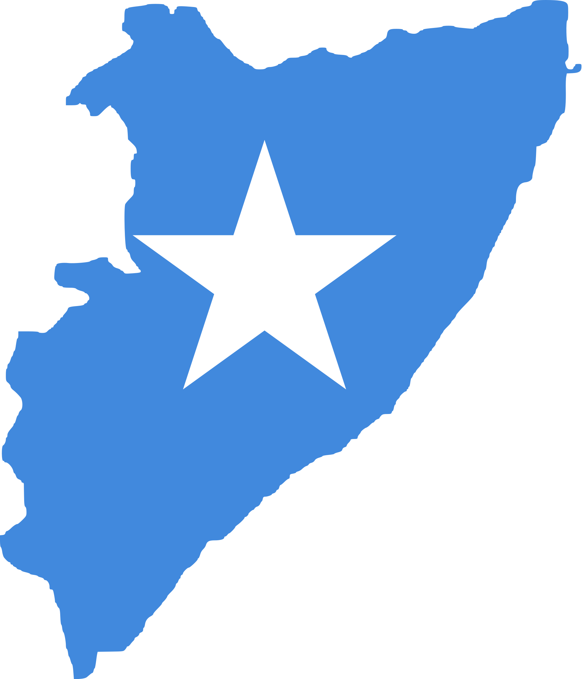 Somalia Map Flag