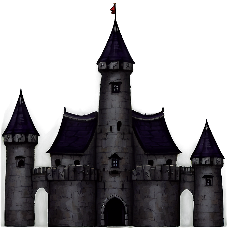 Sombre Dark Castle Png 45