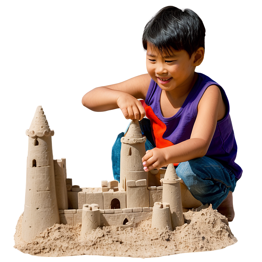 Son Building Sandcastle Png 72