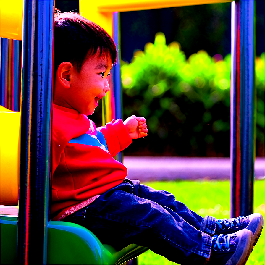 Son Enjoying Playground Png 06242024