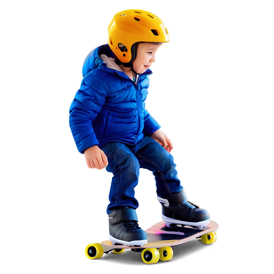 Son Learning To Skate Png 73