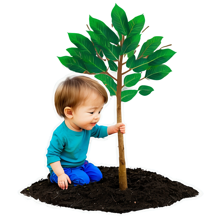 Son Planting Tree Png Kat17