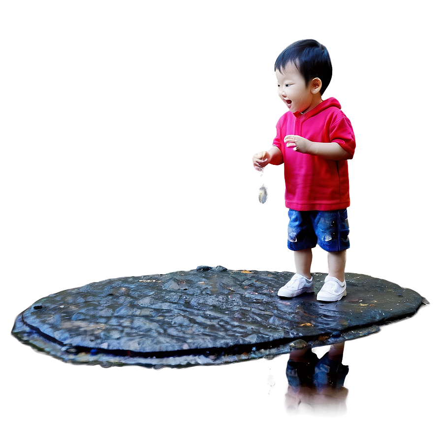 Son Playing In The Rain Png 81