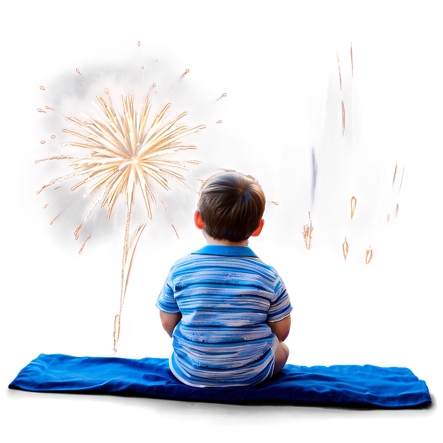 Son Watching Fireworks Png 25