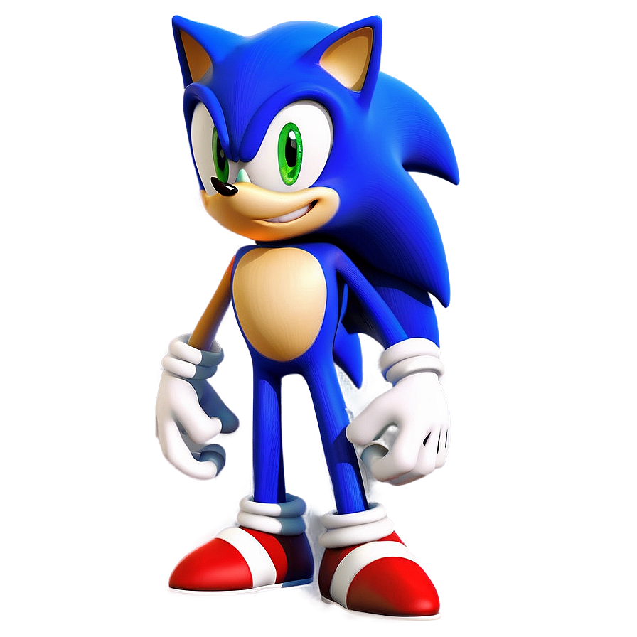 Sonic 3d Model Png Oip