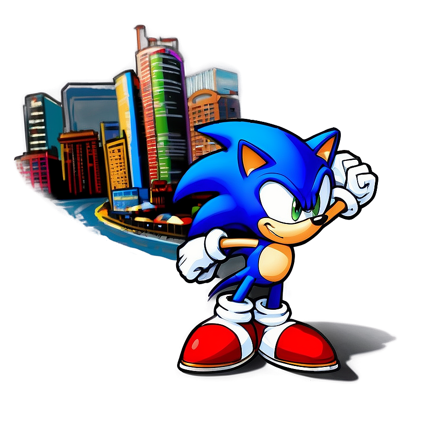 Sonic Adventure Cityscape Png 33