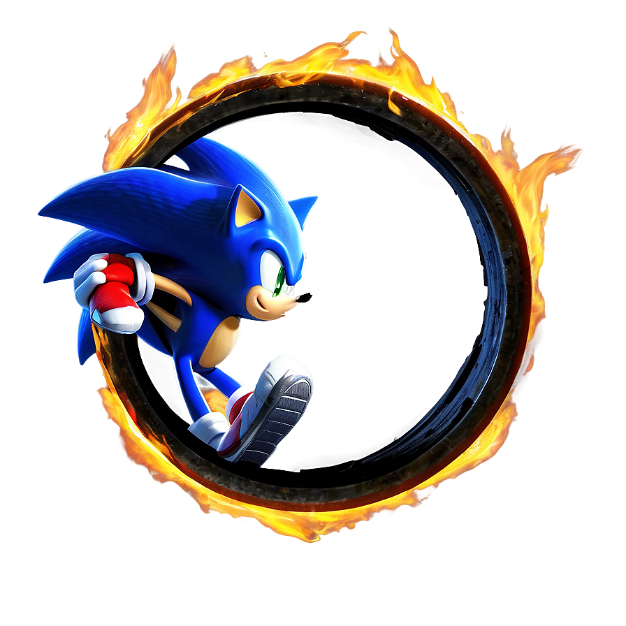 Sonic Fire Ring Jump Png 04292024