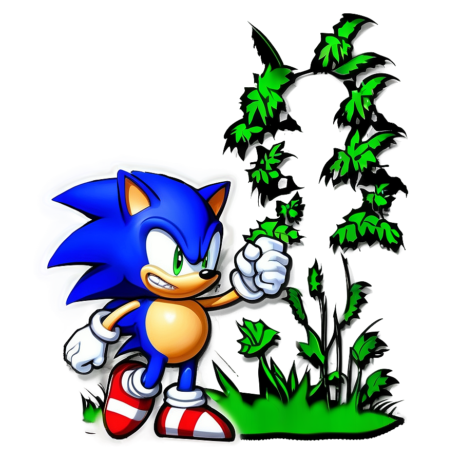 Sonic In Green Hill Zone Png Ynf76