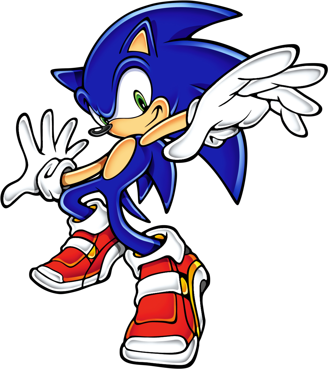 Sonic The Hedgehog Adventure Pose