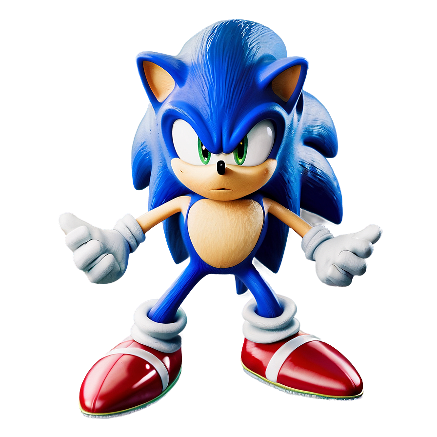 Sonic The Hedgehog Classic Pose Png 62