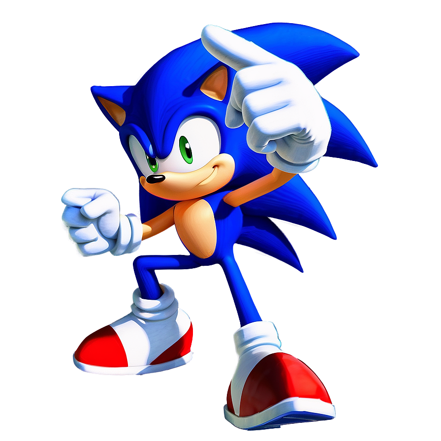 Sonic The Hedgehog Classic Pose Png Nel36