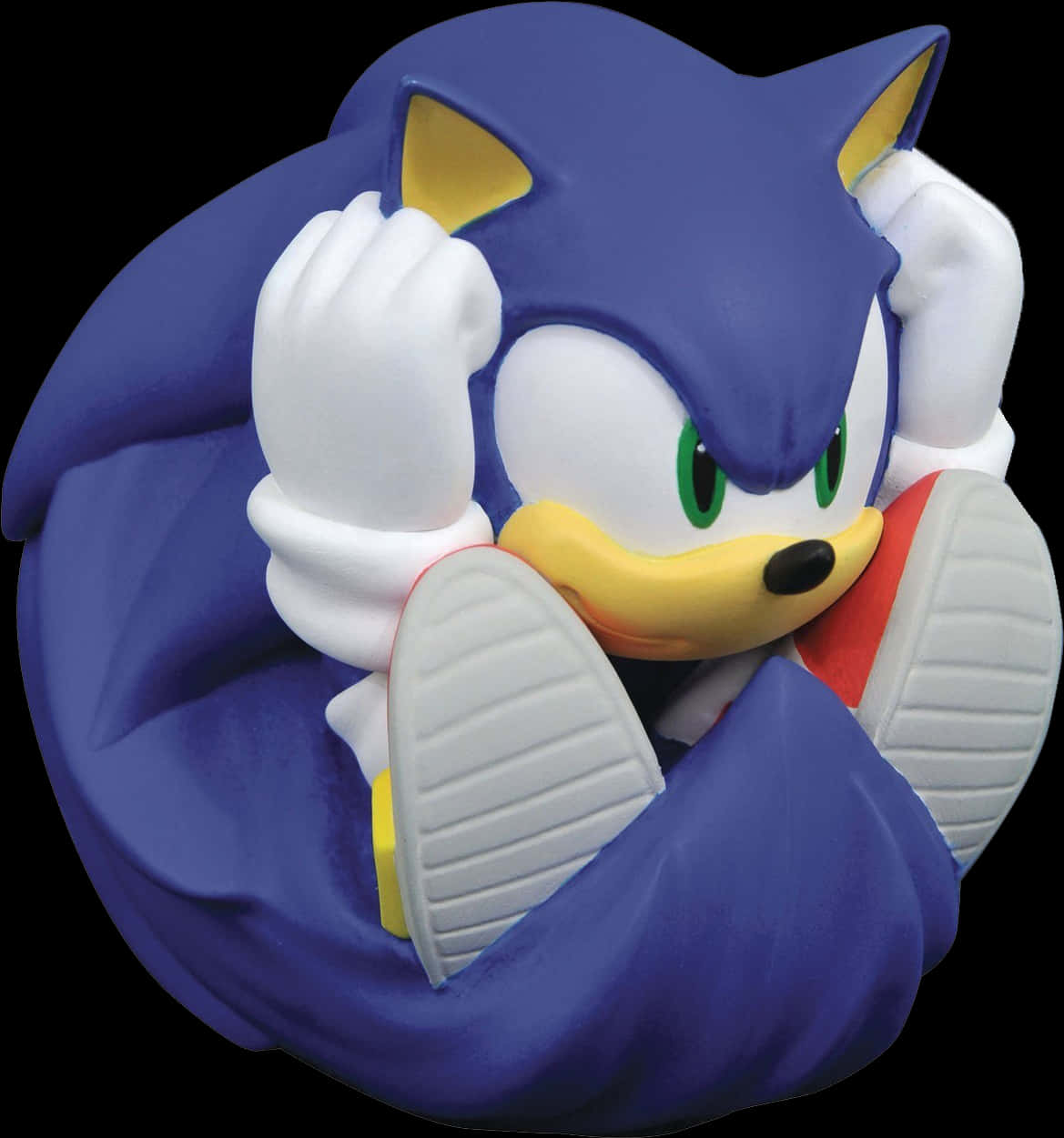 Sonic The Hedgehog Curled Up