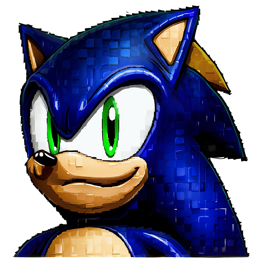 Sonic The Hedgehog Pixel Art Png 84