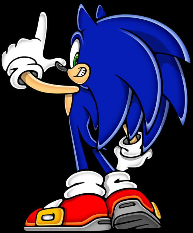 Sonic_the_ Hedgehog_ Pointing_ Up