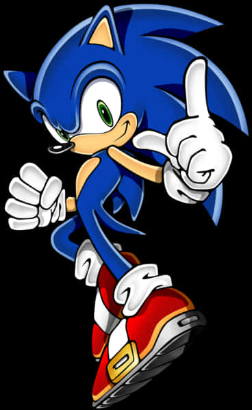 Sonic Thumbs Up Pose