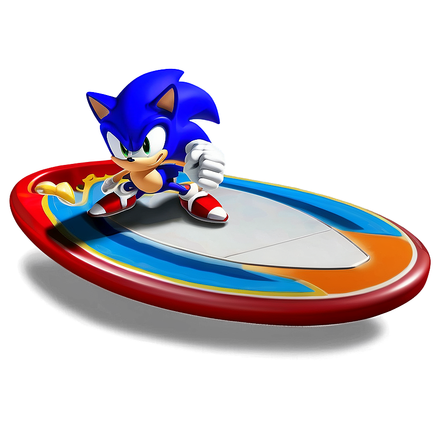 Sonic Water Surfing Png Bly54