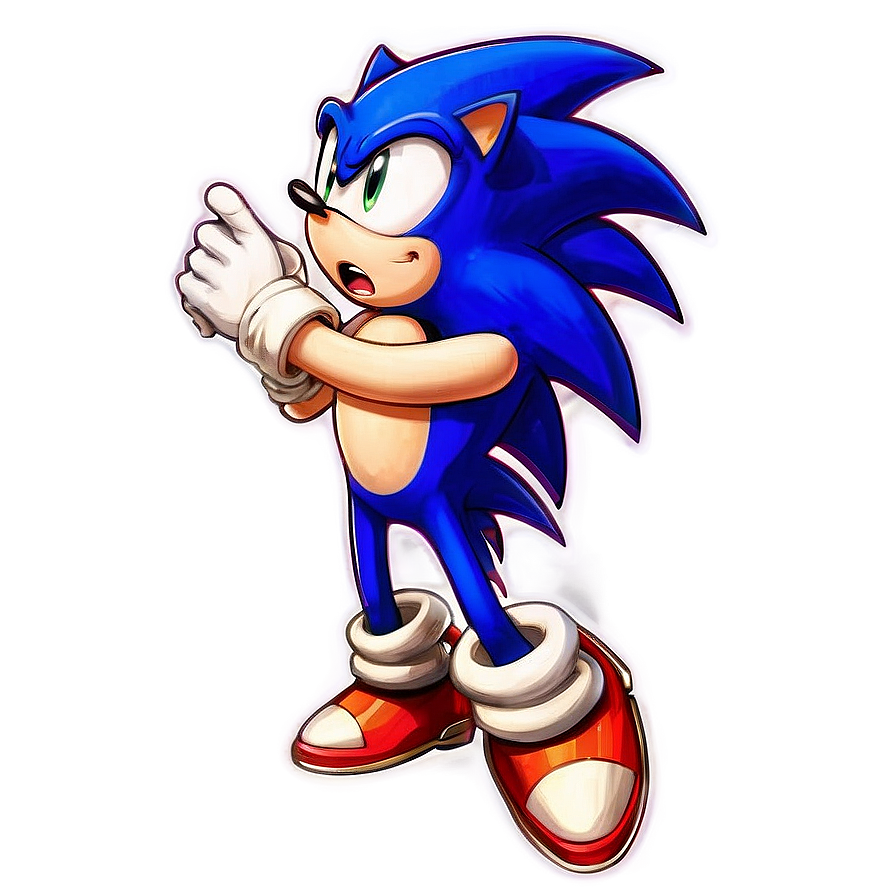 Sonic Winking Expression Png Rok49