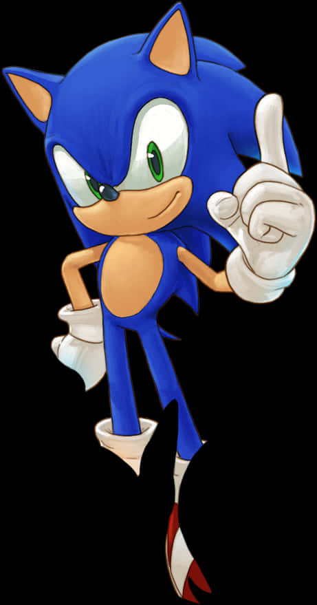 Sonicthe Hedgehog Pointing