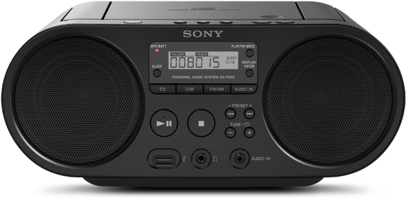 Sony Portable Boombox Front View