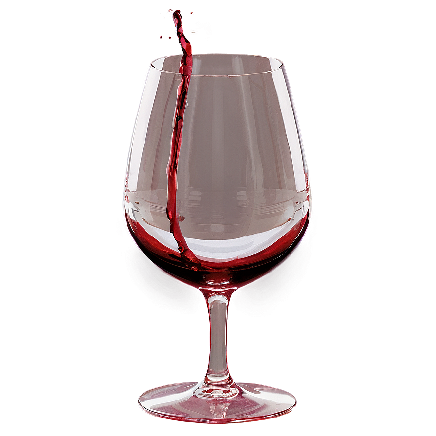 Sophisticated Red Wine Glass Png 94