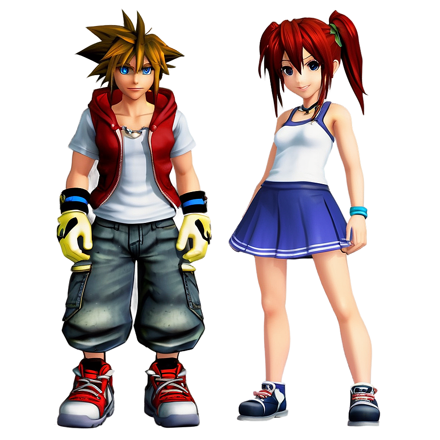 Sora And Kairi Png Yau