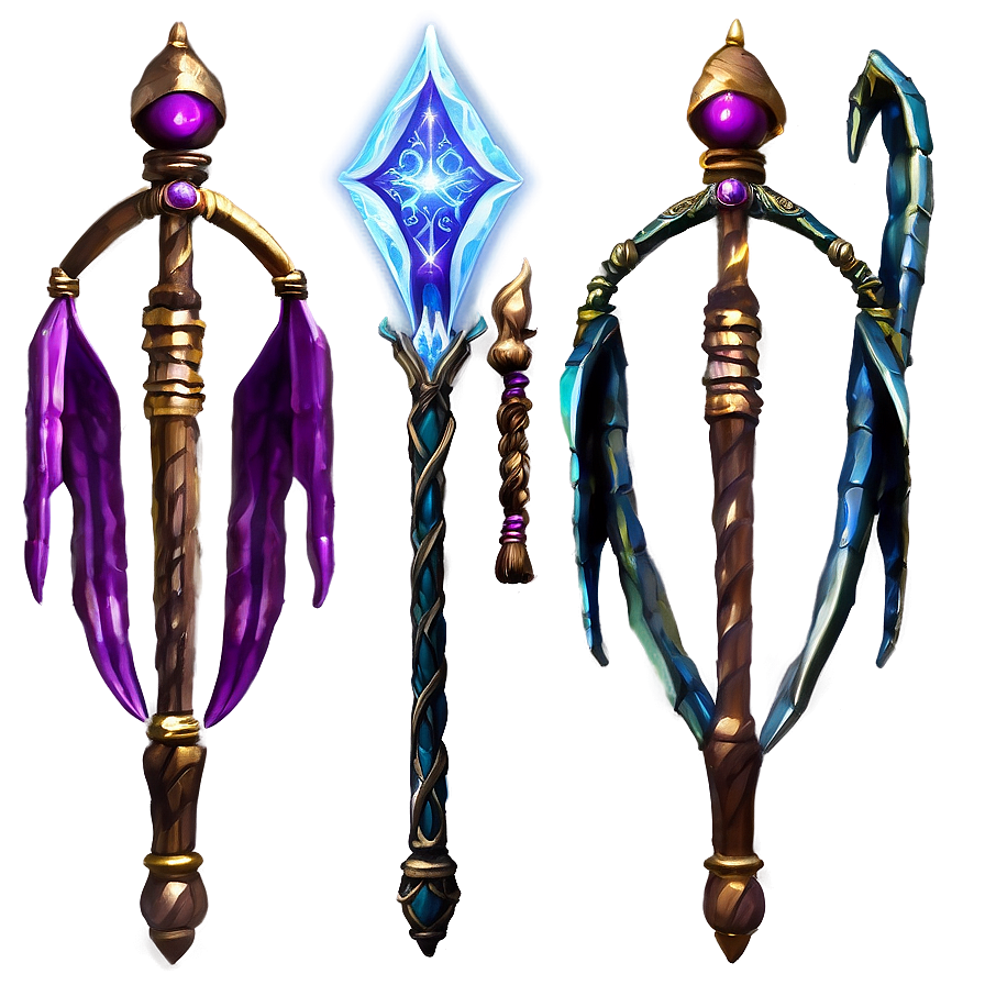 Sorcerer Magic Staff Png Mav87