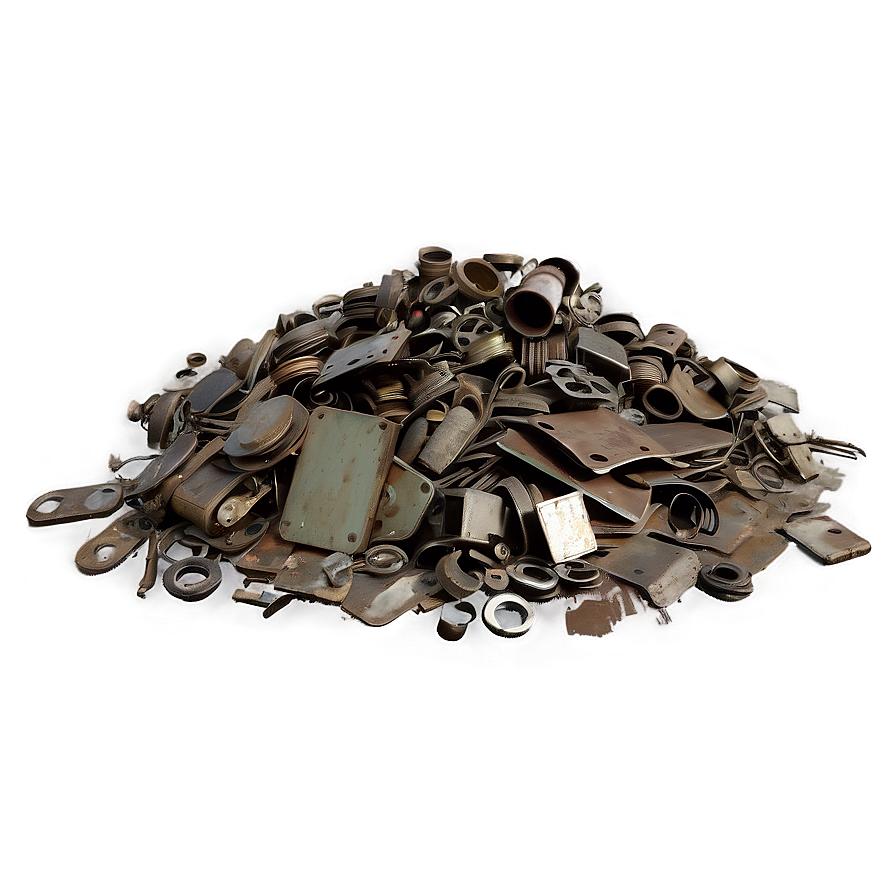 Sorted Scrap Metal Categories Png 86