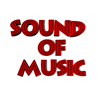 Soundof Music Red Text