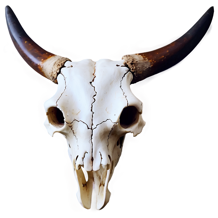 Southwestern Longhorn Skull Art Png 06292024