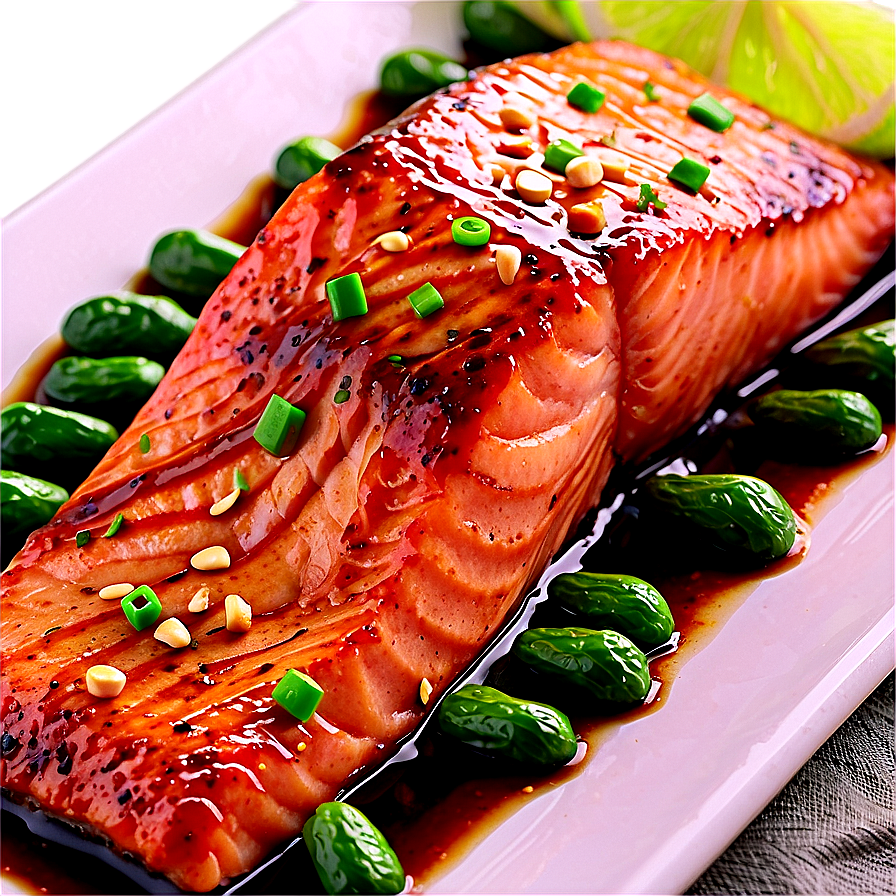 Soy Glazed Salmon Png Raj79