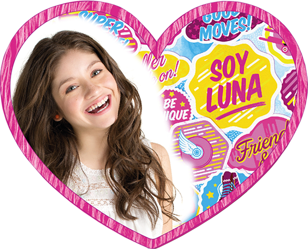 Soy Luna Heart Shaped Collage