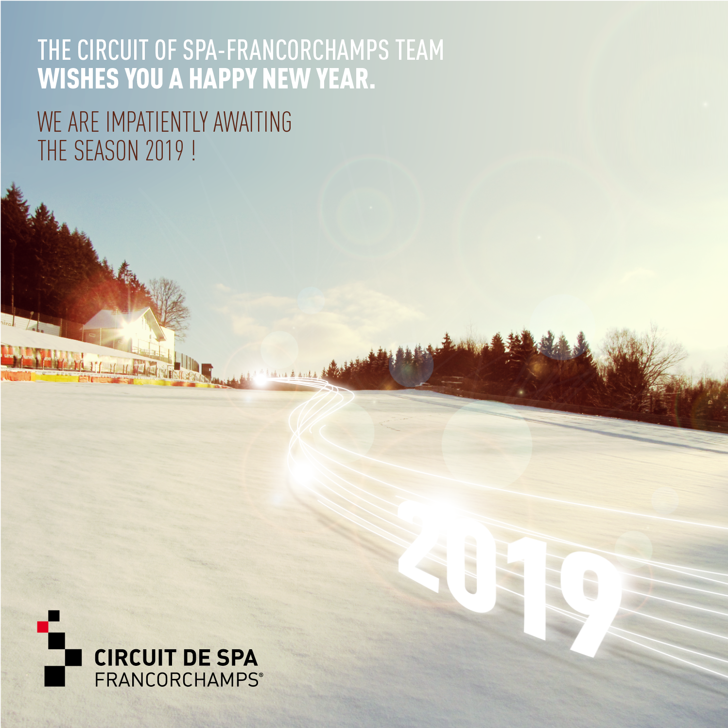 Spa Francorchamps New Year Wishes2019