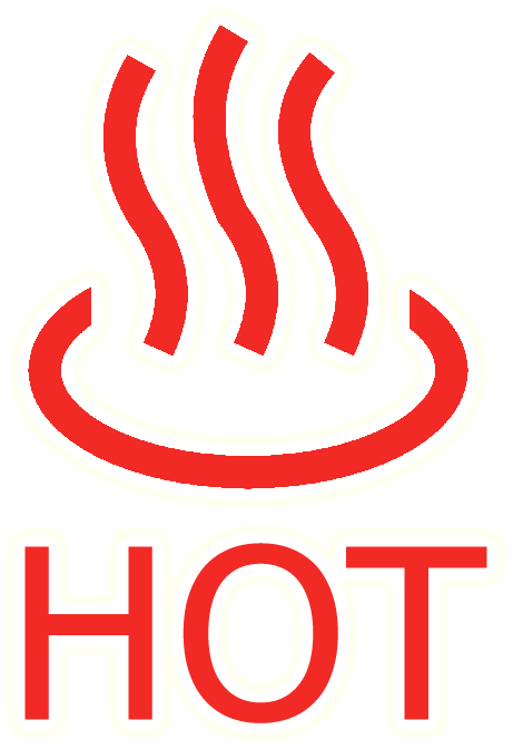 Spa Hot Steam Sign Graphic