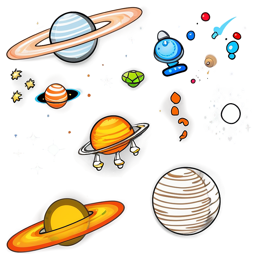 Space Coloring Page Png 59