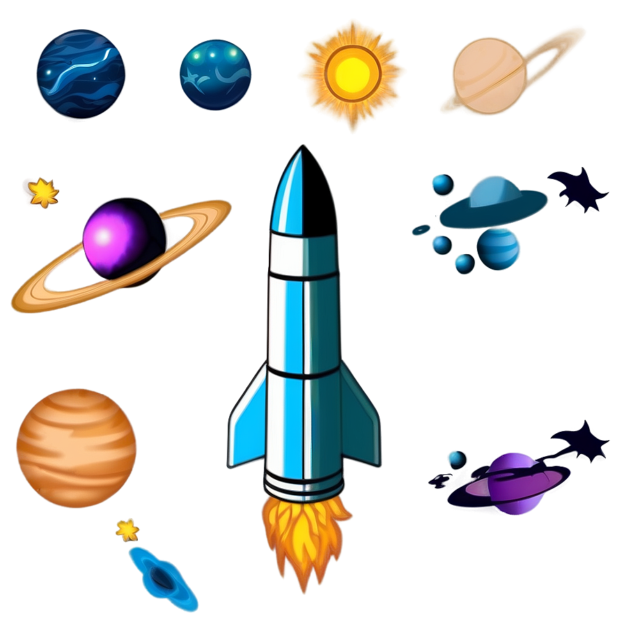 Space Coloring Page Png Ilv31