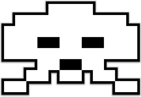 Space Invaders Alien Icon