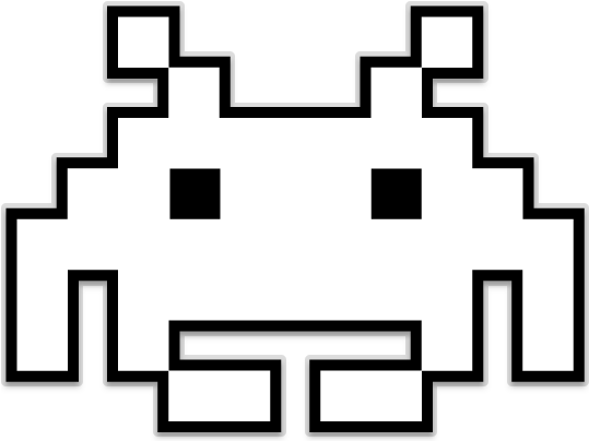 Space Invaders Alien Icon