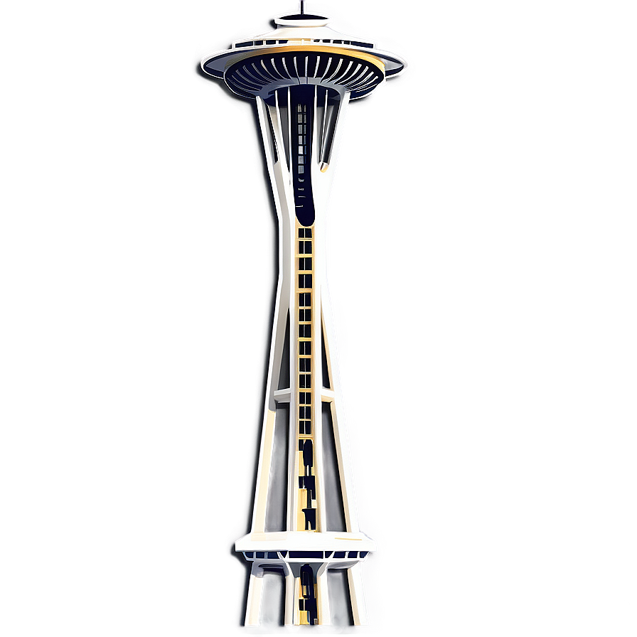 Space Needle Daytime View Png Koq