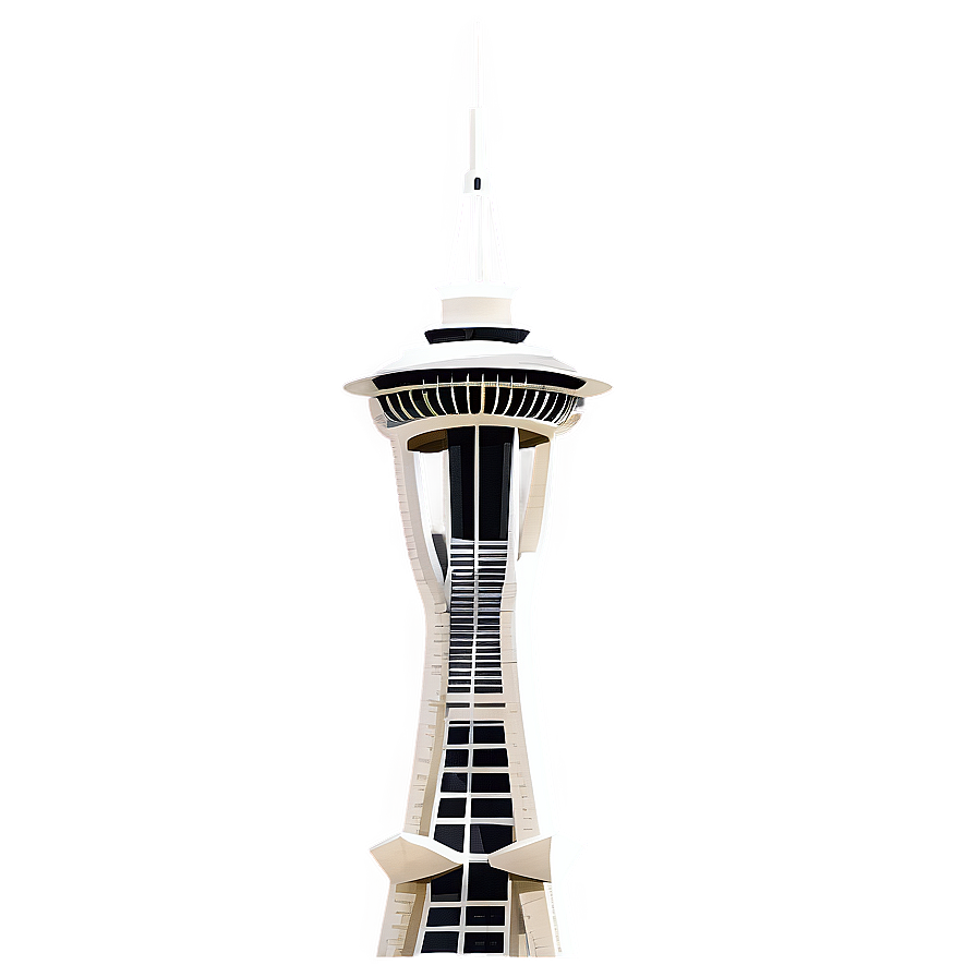 Space Needle Watercolor Png 96