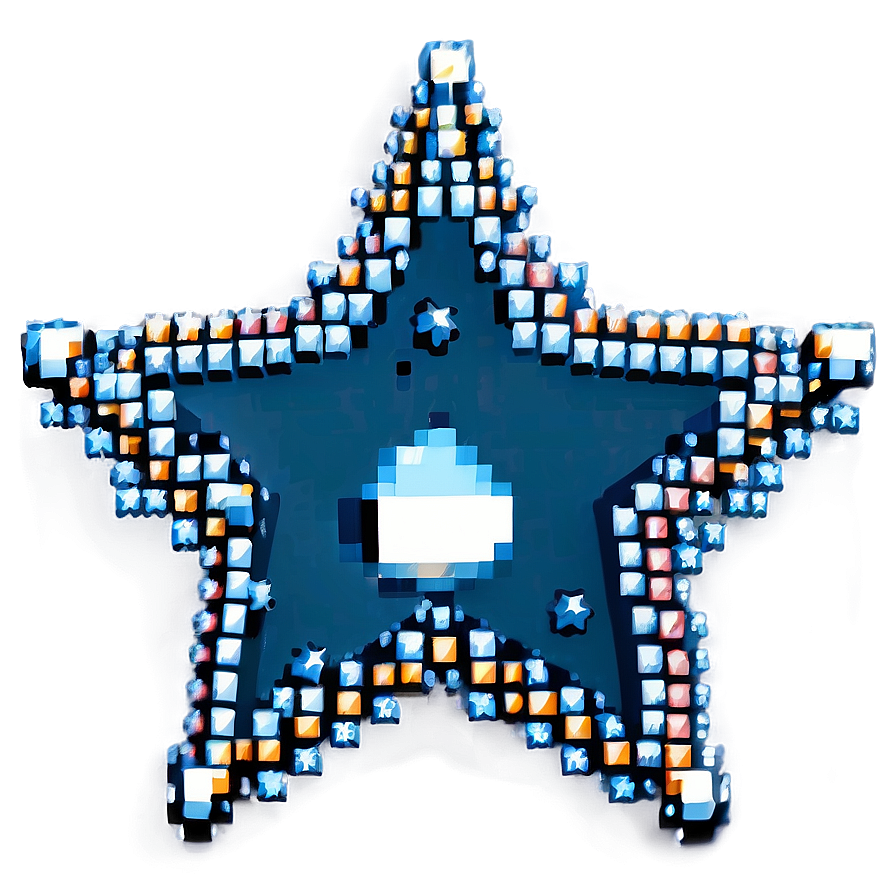 Space Pixel Star Graphic Png 06212024