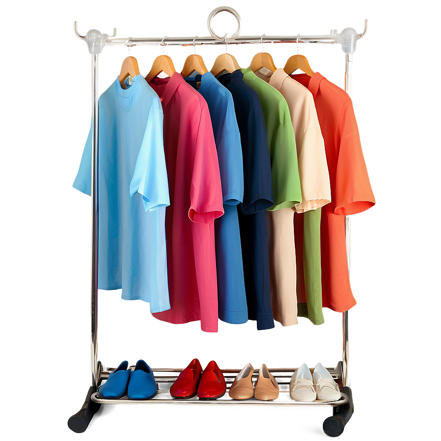 Space Saving Clothes Rack Png 8