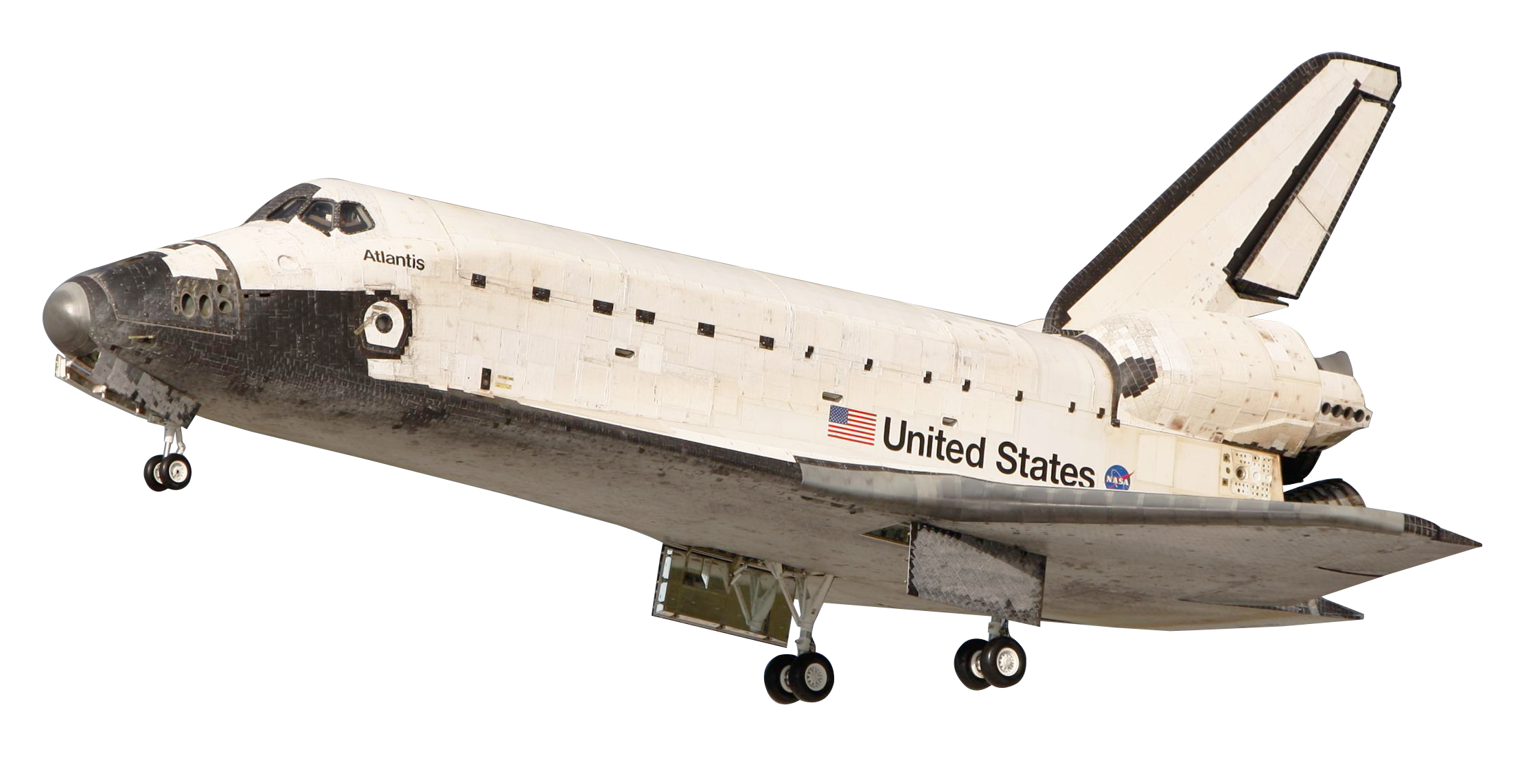 Space_ Shuttle_ Atlantis_ Landing_ Gear_ Down