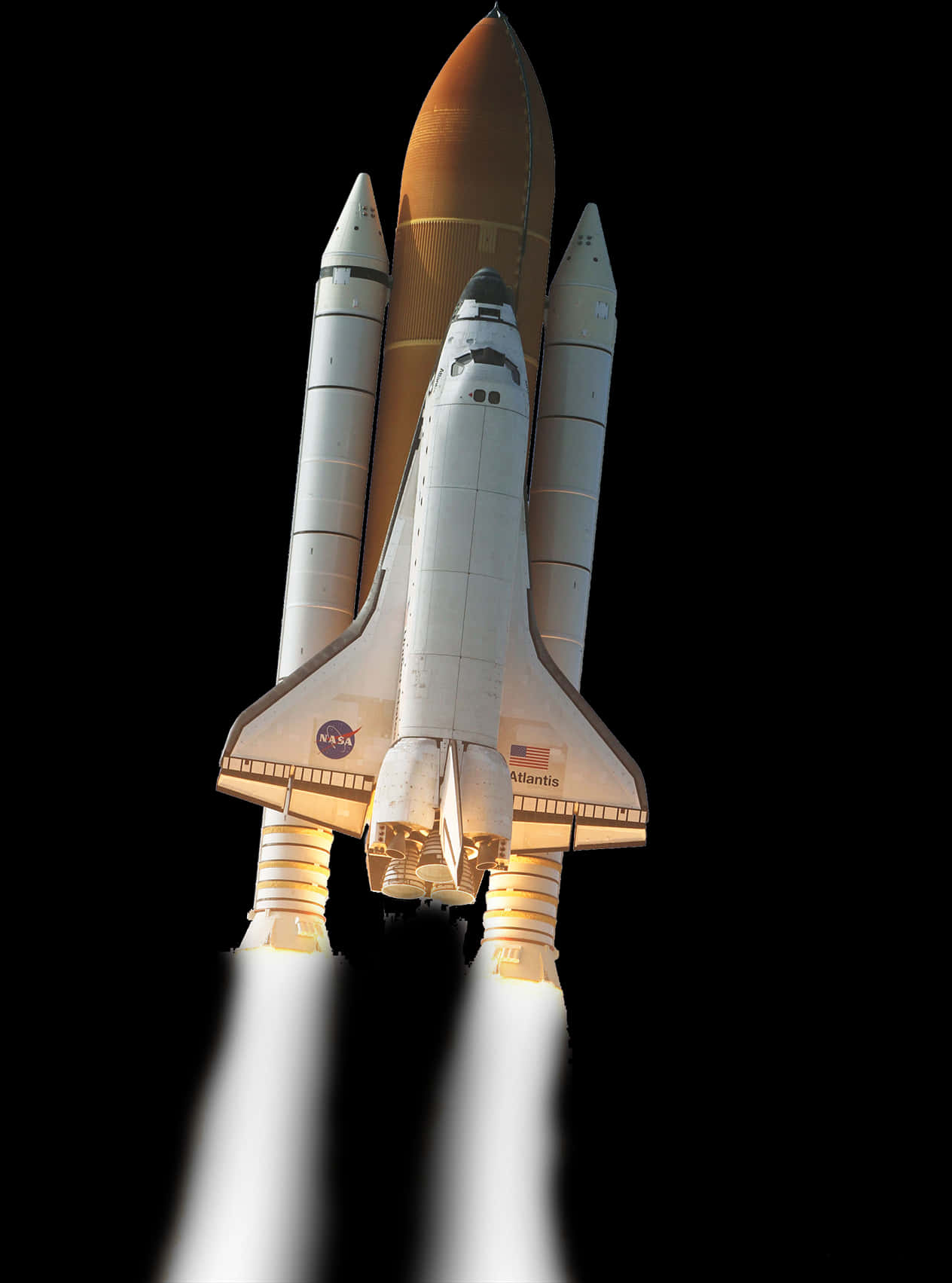 Space_ Shuttle_ Launch_ Closeup