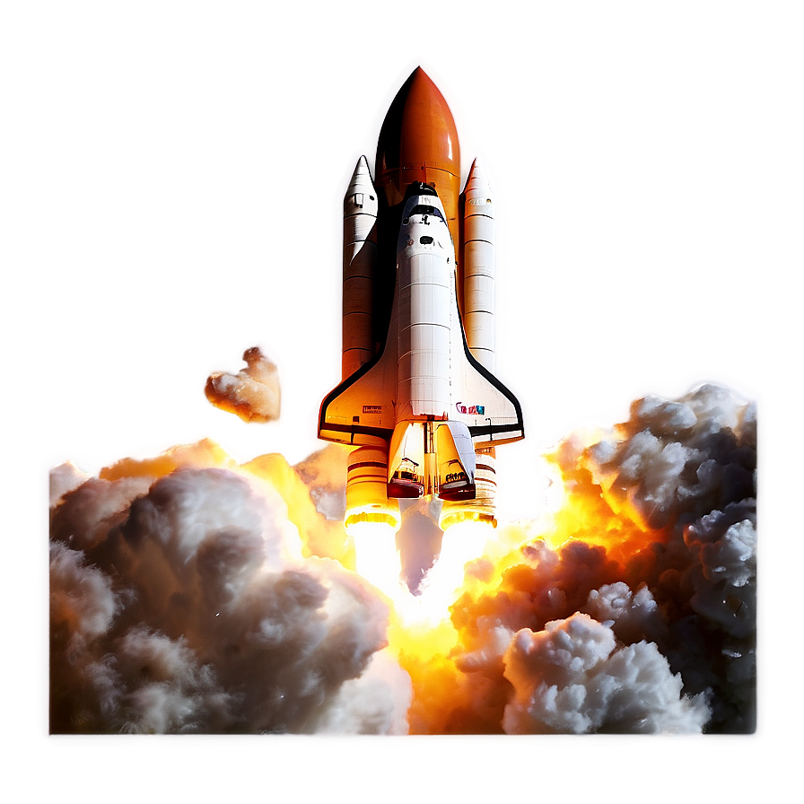 Space Shuttle Rocket Clipart Png 06272024