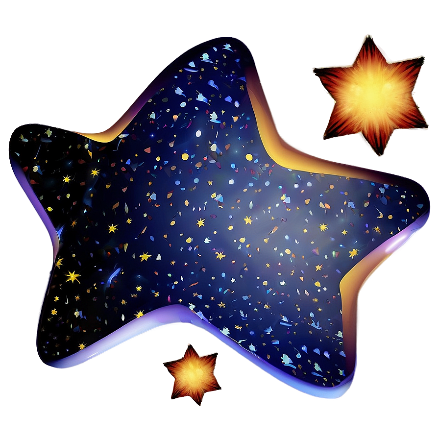 Space Star Pattern Png Tbj