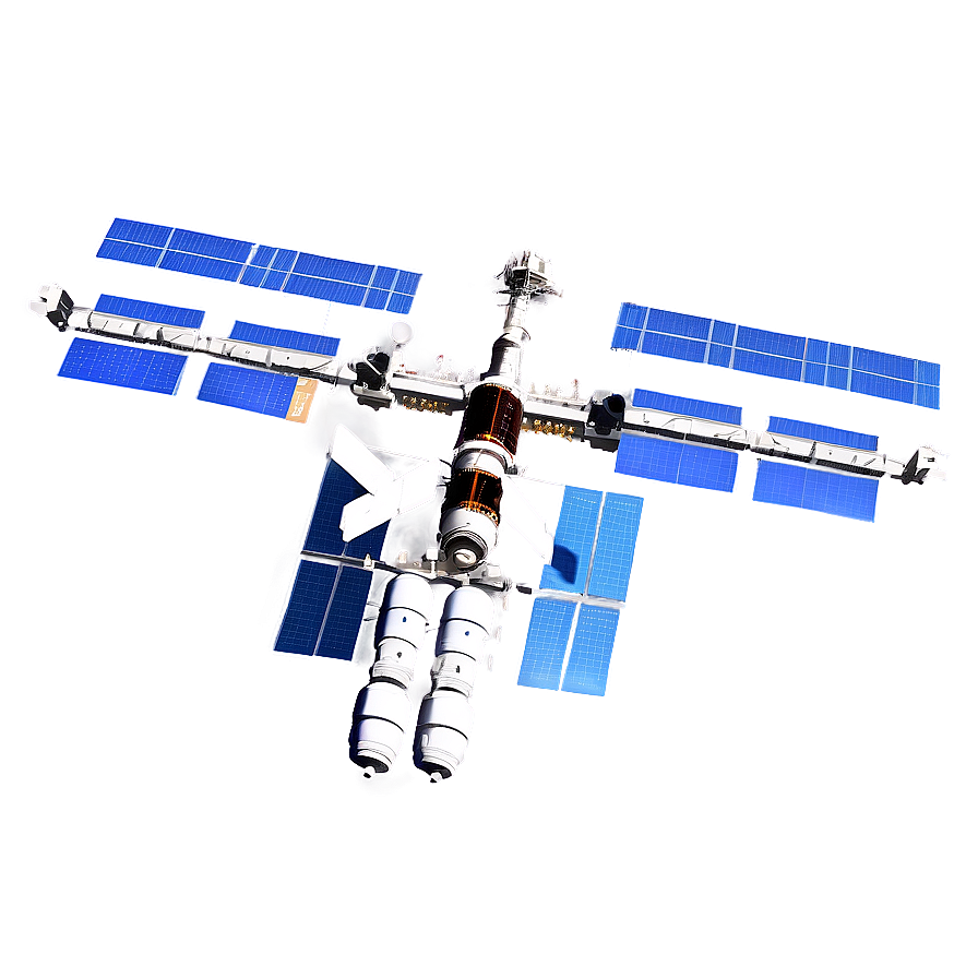 Space Station With Satellites Png 26